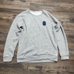 Marine Layer Light Gray Crewneck Samsara Sweater